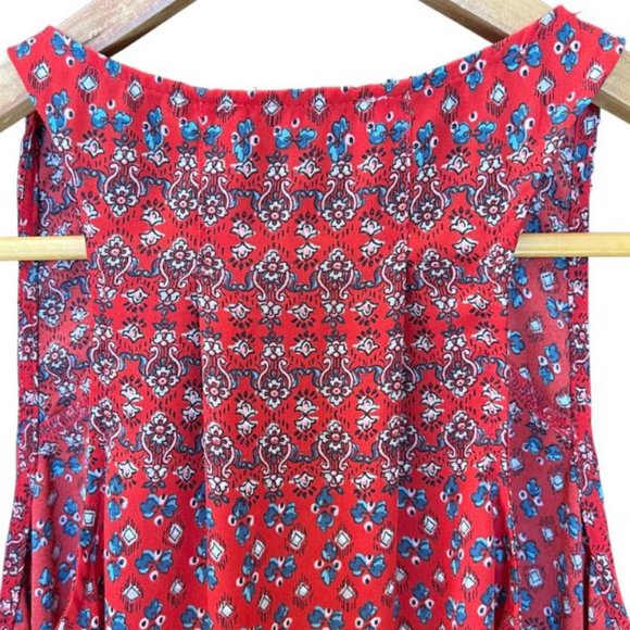 Hollister Red Flowy Tank - Picture 5 of 10